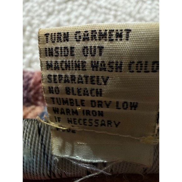 VTG STYLE NEW YORK Striped Textured Oversized Button Up Shirt Women's Size‎ S - Picture 4 of 10